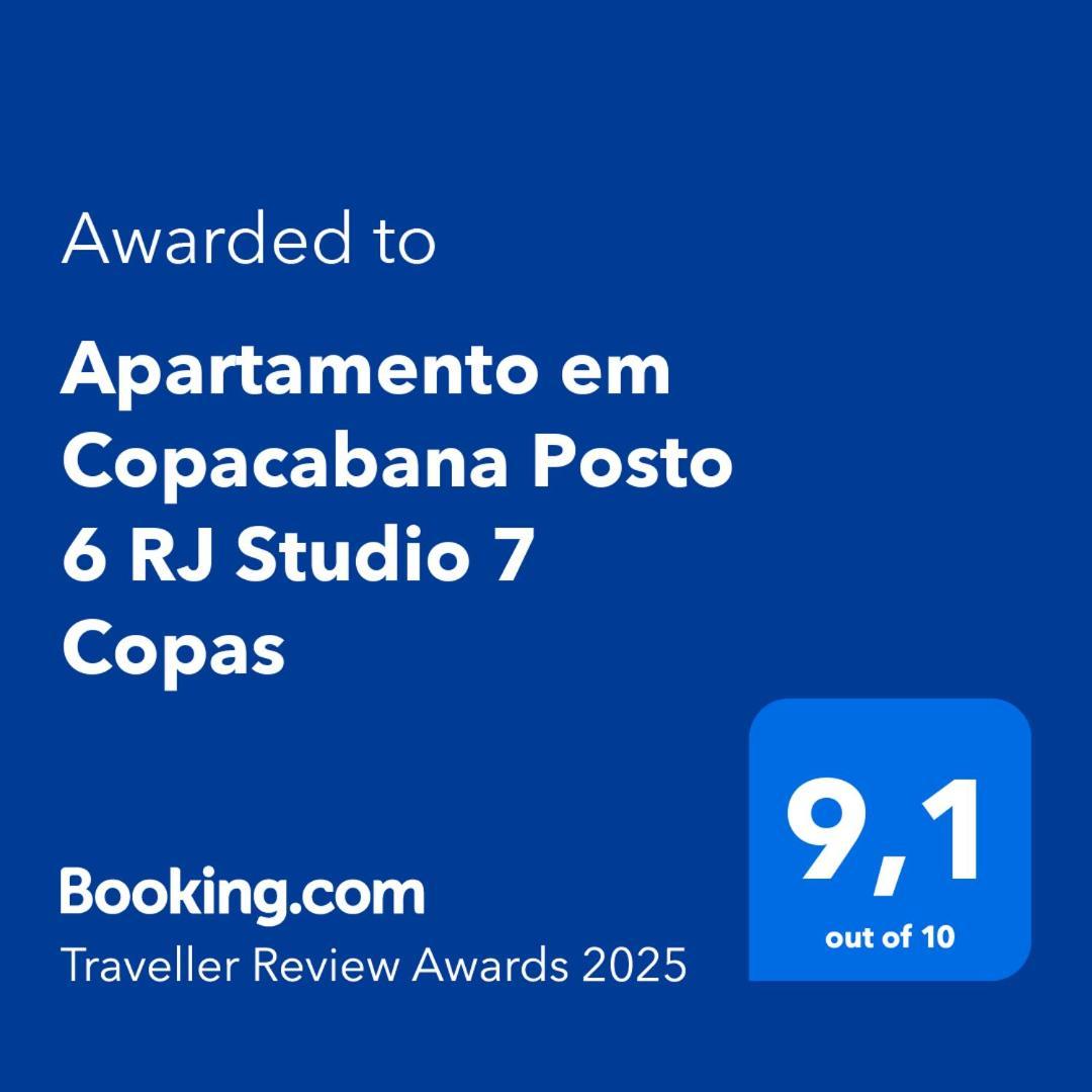 Apartamento Em Copacabana Posto 6 Rj Studio 7 Copas ริโอเดจาเนโร ภายนอก รูปภาพ